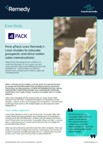 marketing case studies for software brands: cover of 4Pack case study