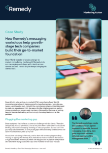 Messaging Workshops Case study - Dean Ward